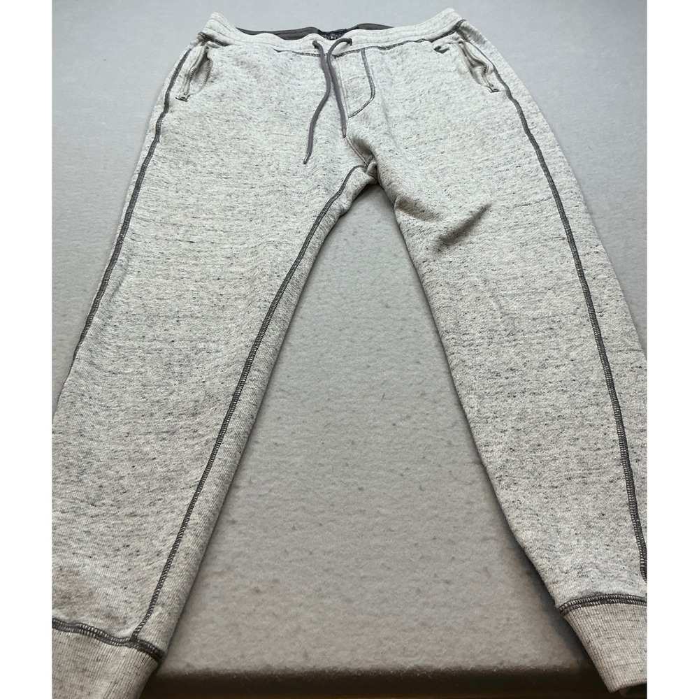 Abercrombie & Fitch Soft A&F Fleece Joggers Gray Marled L Athletic Loungewear